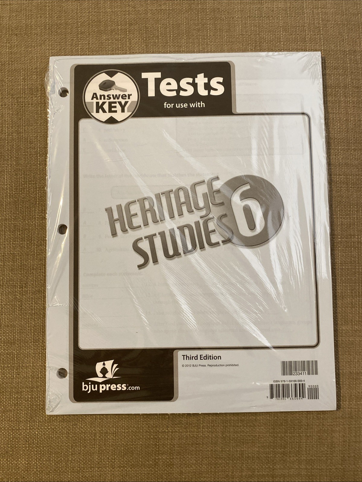 Heritage Studies 6 Answer Key , Bob Jones University Press