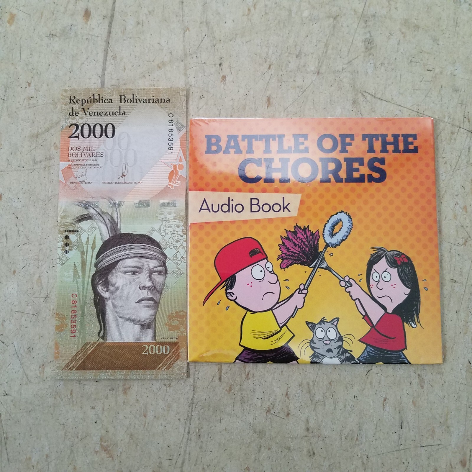 Junior’s Battle of the Chores Audio Book free Foreign currency with purchase jj