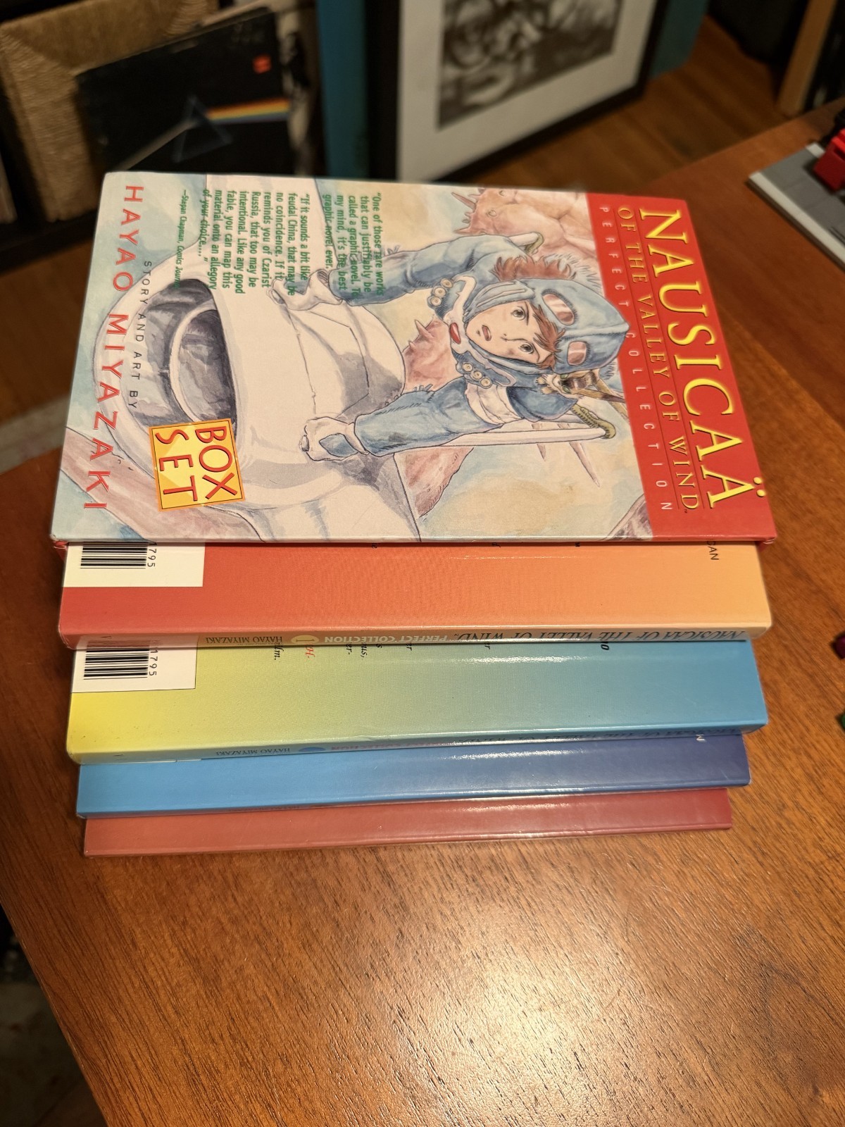 Nausicaa Of The Valley Wind Perfect Collection Box Set Vol 1-4 Miyazaki MANGA