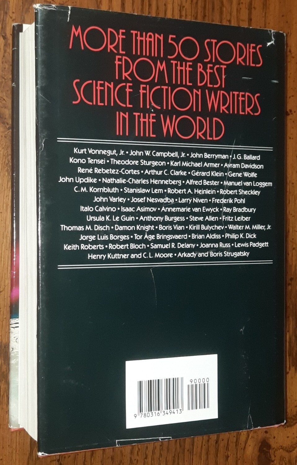 The World Treasury of Science Fiction by Clifton Fadiman Bob Eggleton Cover Art