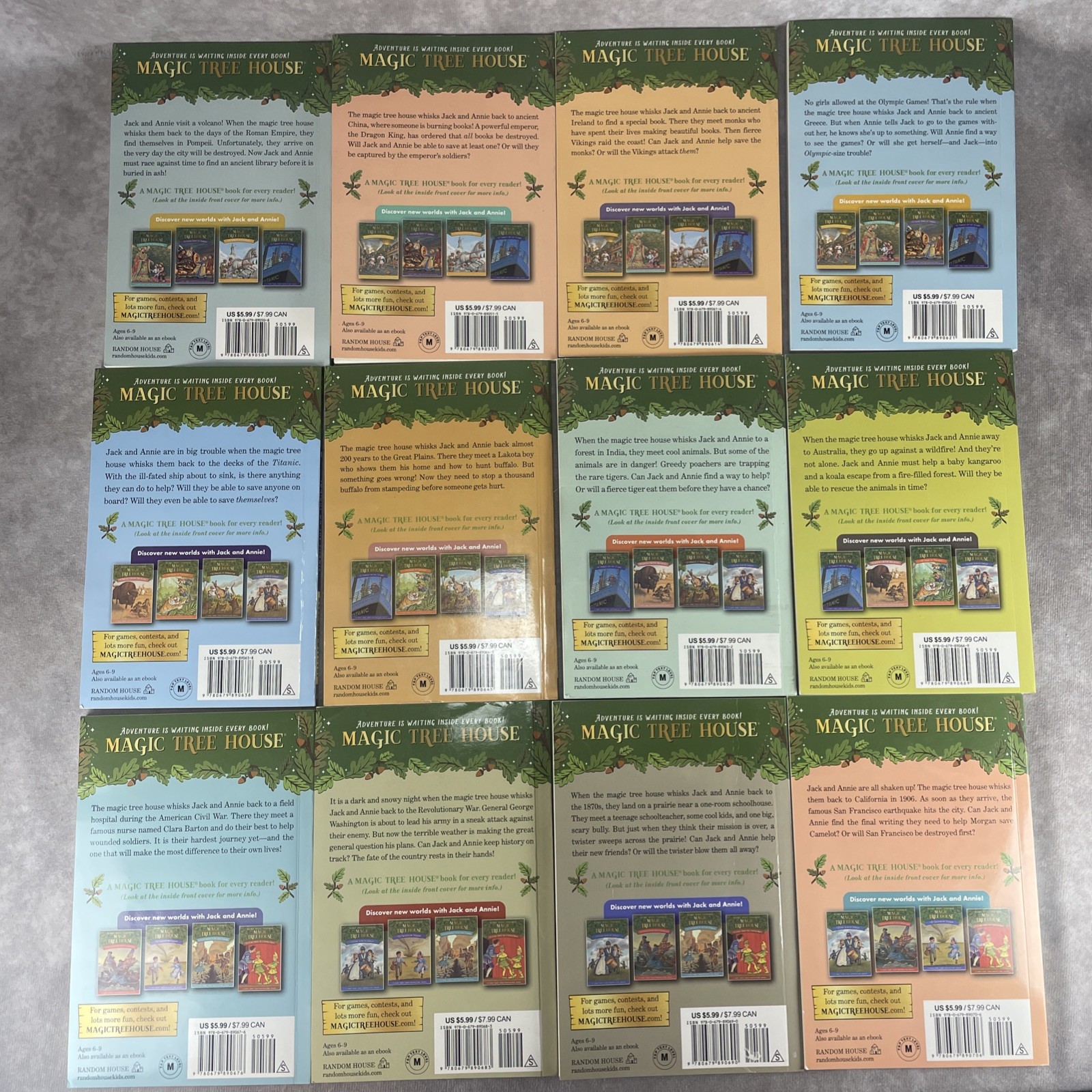 Magic Tree House 1–28 Box Set – Complete 28-Book Collection