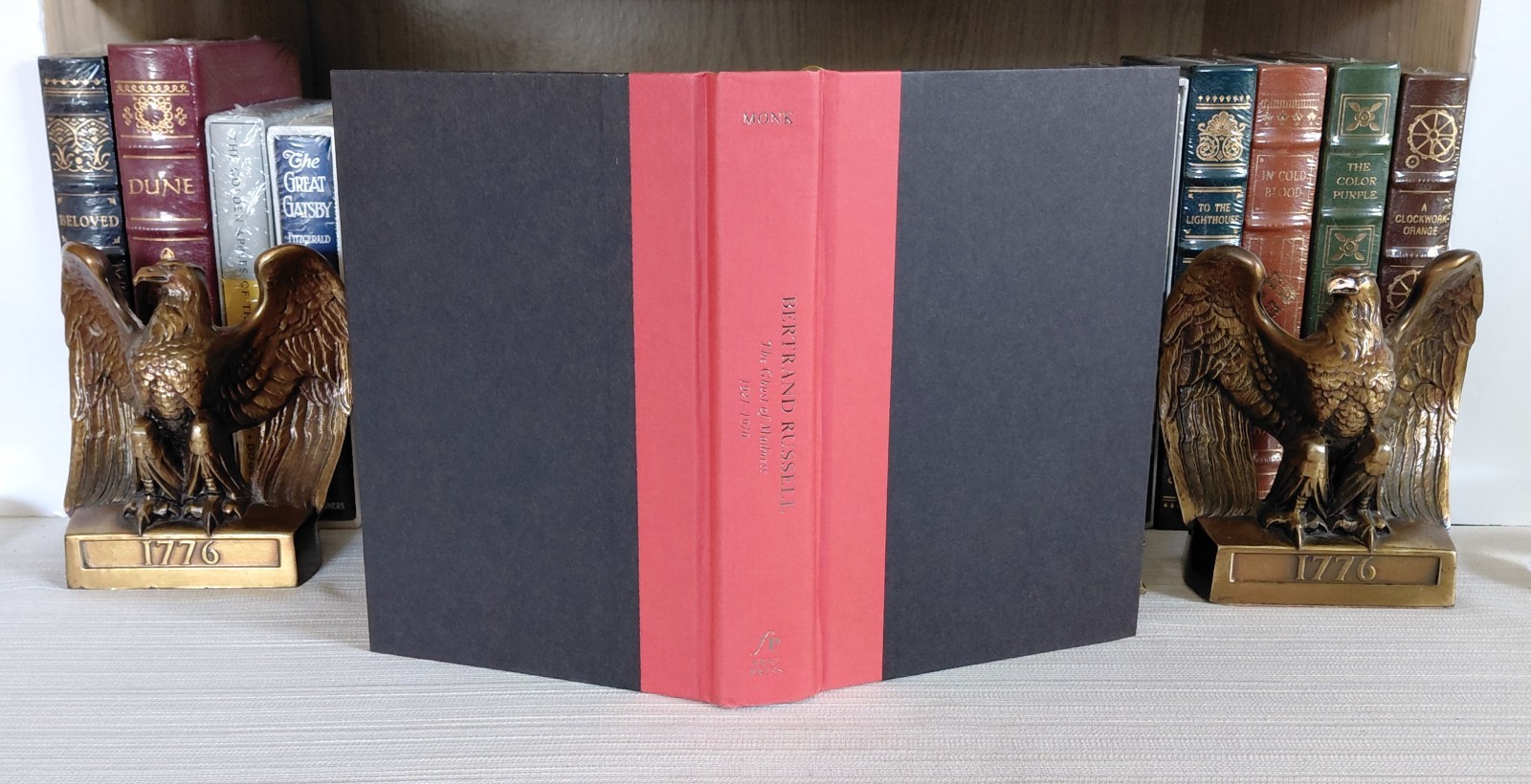 BERTRAND RUSSELL IN TWO VOLUMES: ONE 1872-1921 AND TWO 1921-1970 BY RAY MONK VG