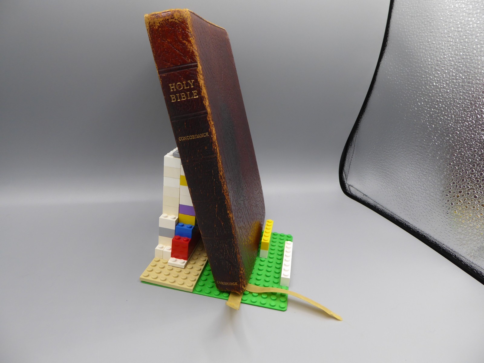 Vintage KJV Holy Bible Cambridge Univ. Press Water Buffalo Calfskin