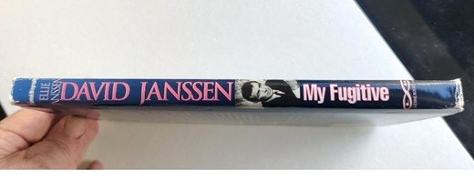 David Janssen: My Fugitive by Ellie Janssen, Hard Cover w/ DJ, 1994 1st Printing