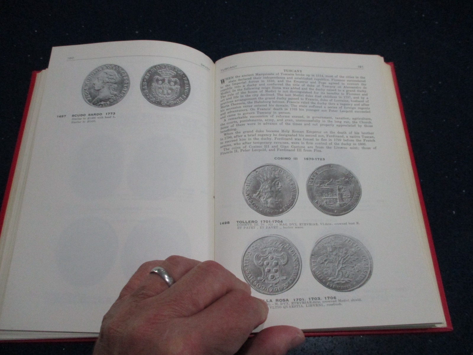 EUROPEAN CROWNS 1700-1800 Coin Book by John S Davenport w/ ORIGINAL VALUE SHEET!