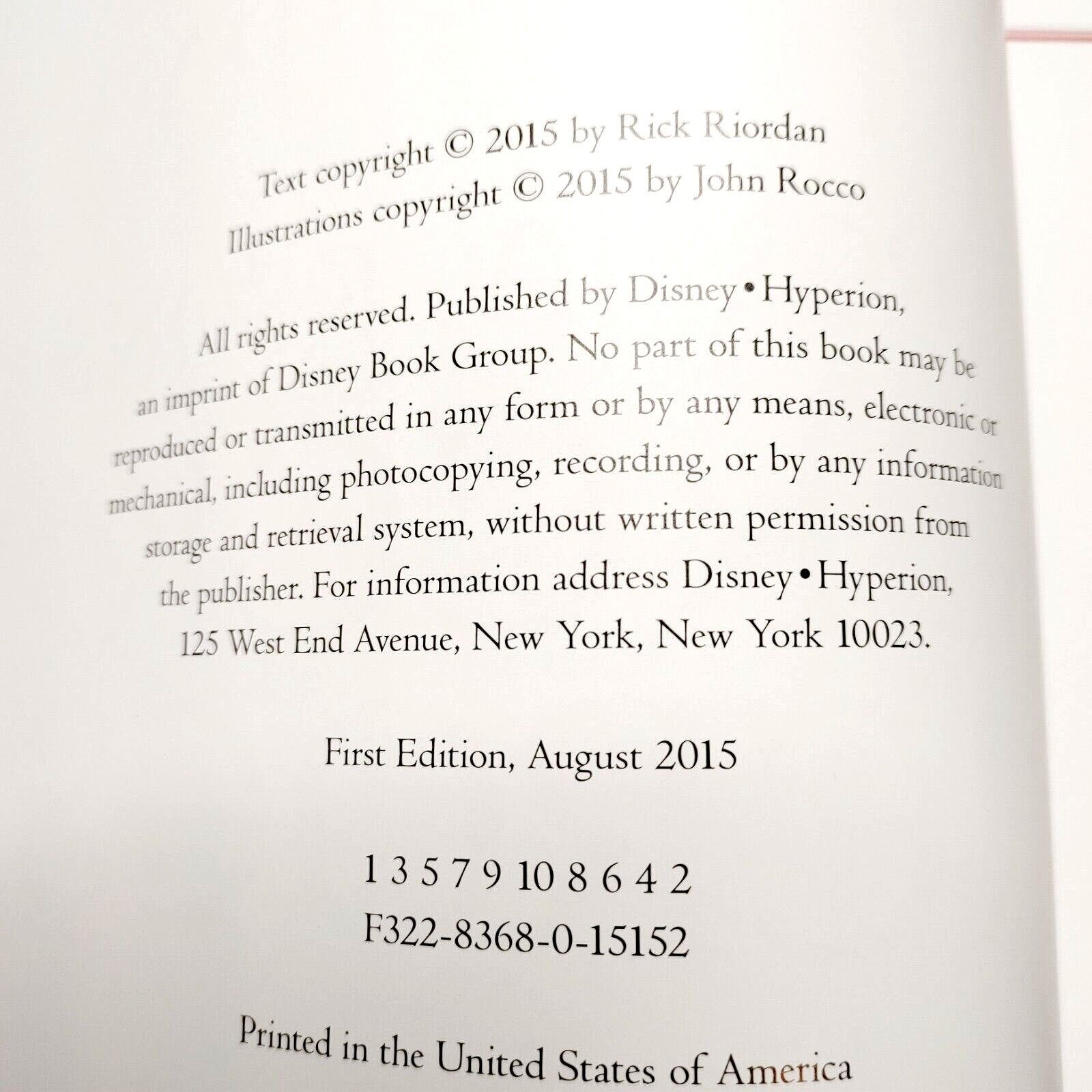 Percy Jackson’s Greek Heroes by Rick Riordan 2015 Hardcover 1st Ed/Exclusive.