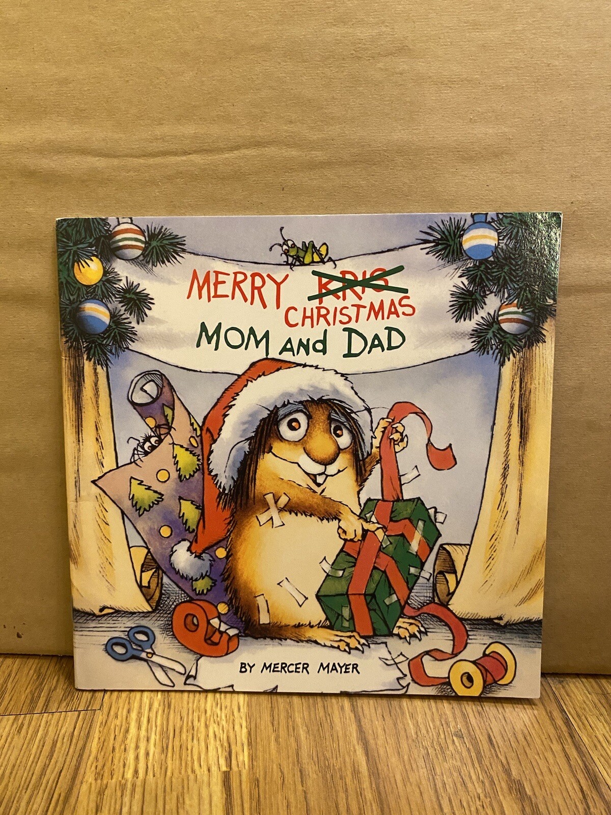 Vintage 4 Kids Christmas Themed Picture Books Bundle. There Was An Old Lady.