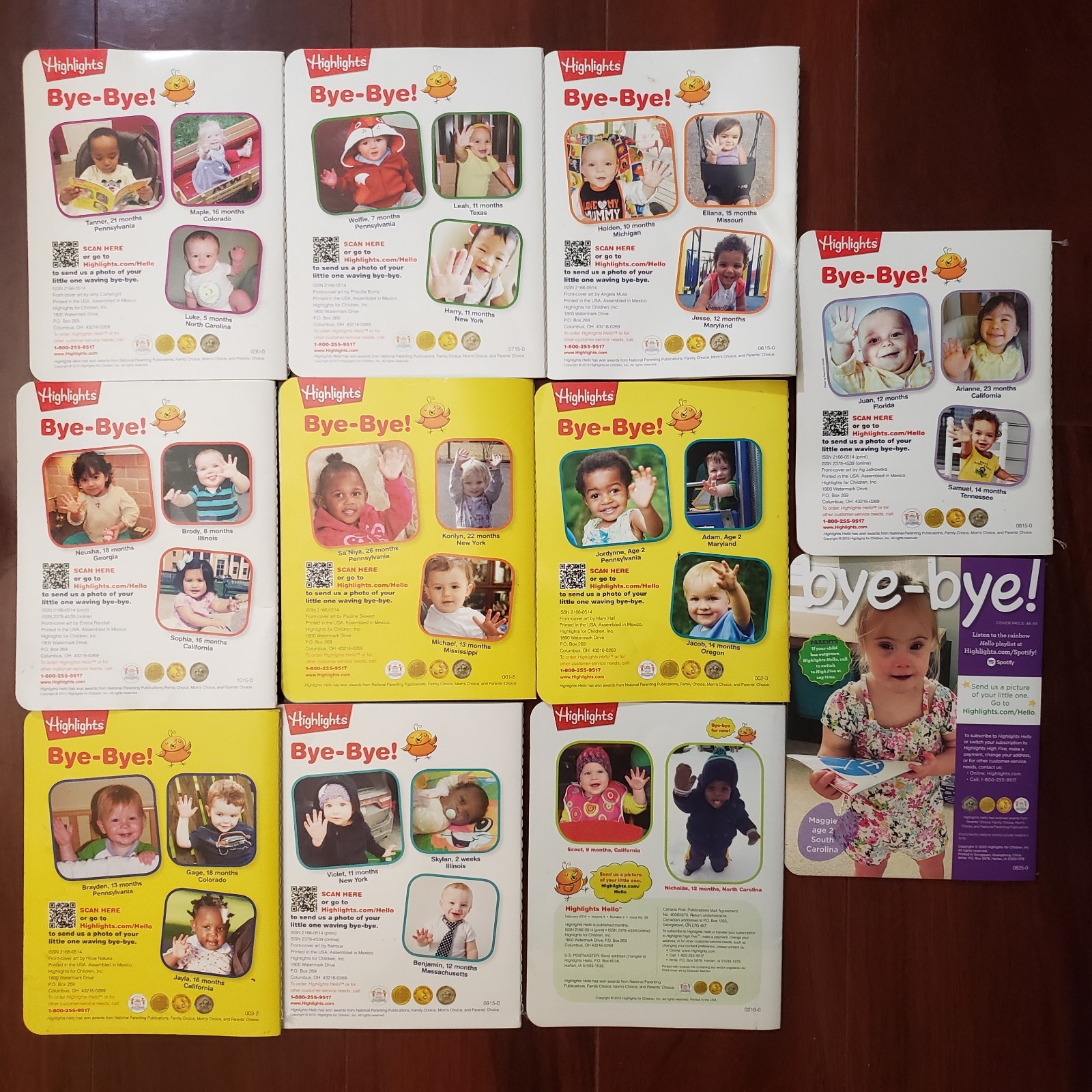 Highlights Hello Early Learning Books Lot of 11 Issues Baby Toddler Homeschool