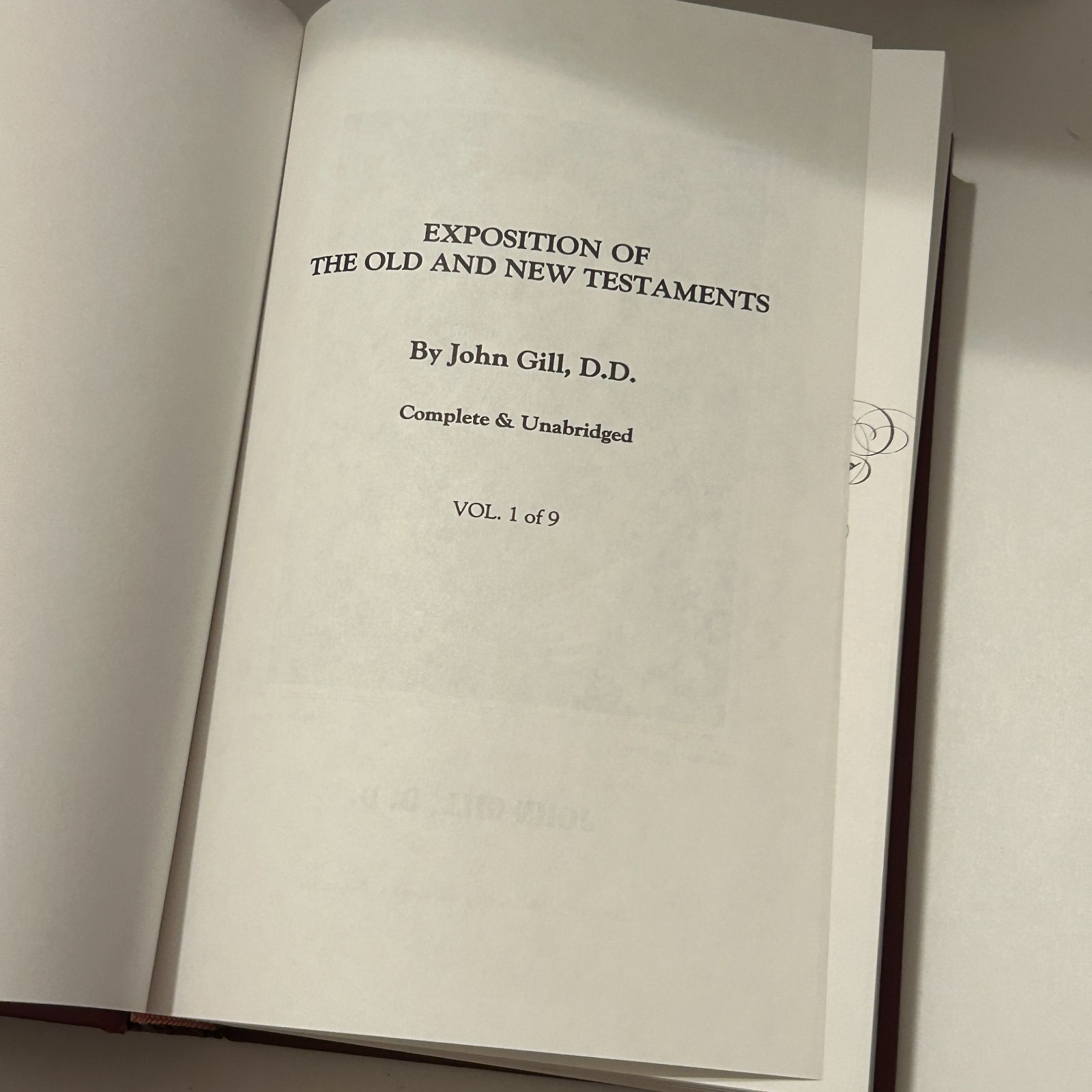 John Gill Exposition of the Old & New Testaments 9 Volume Commentary Complete