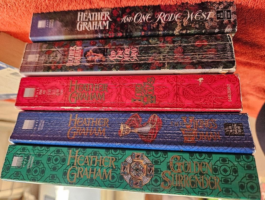 Used Romance Books – Johanna Lindsey, Bertrice Small, and other authors
