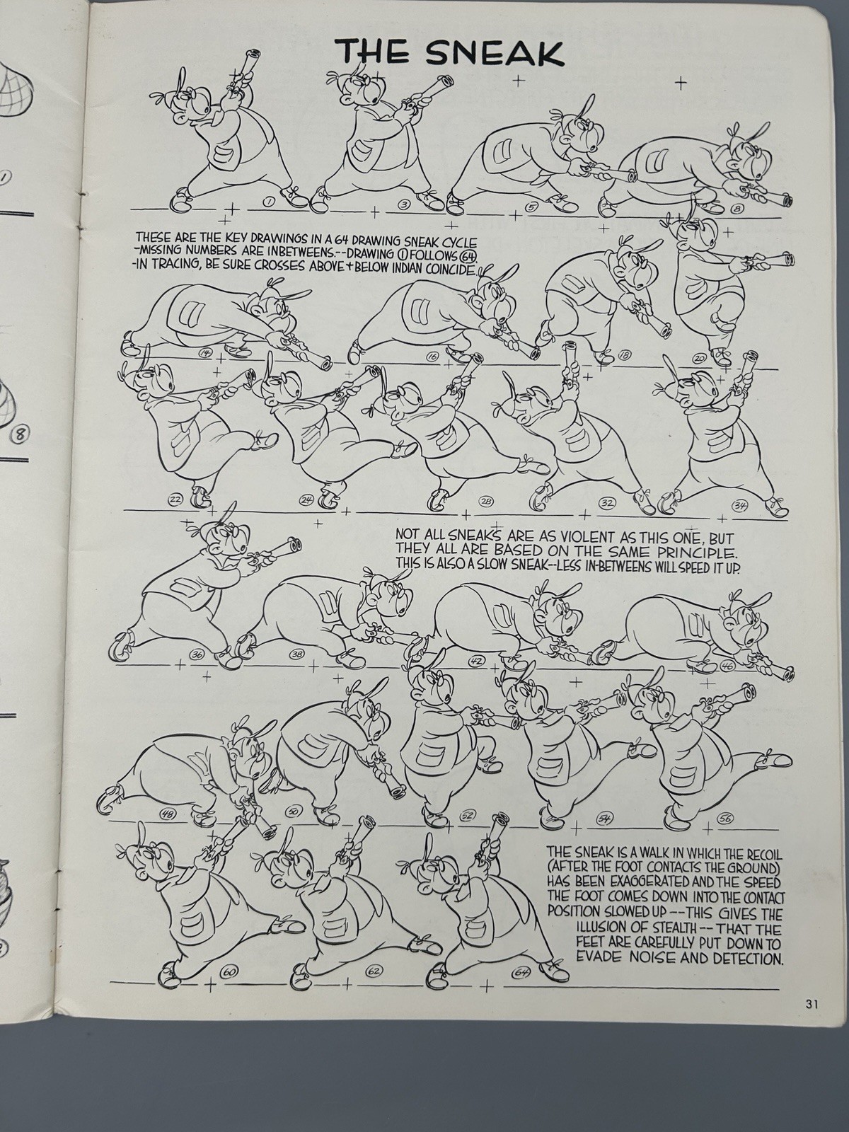 ANIMATION by Preston Blair Art Instruction Book in Walter Foster Series 1950’s