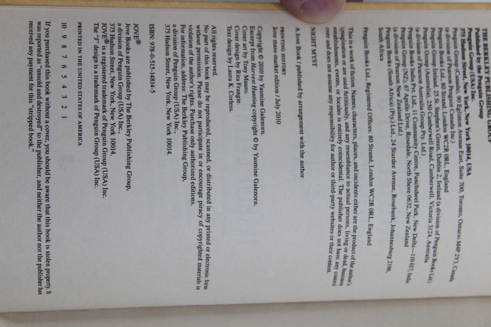 Yasmine Galenorn Indigo Court 1 2 3 4 Pb Book Lot Night Myst Veil Seeker Vision