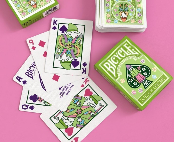 Bicycle Garden Gnome Playing Cards, 1 Pack (New)