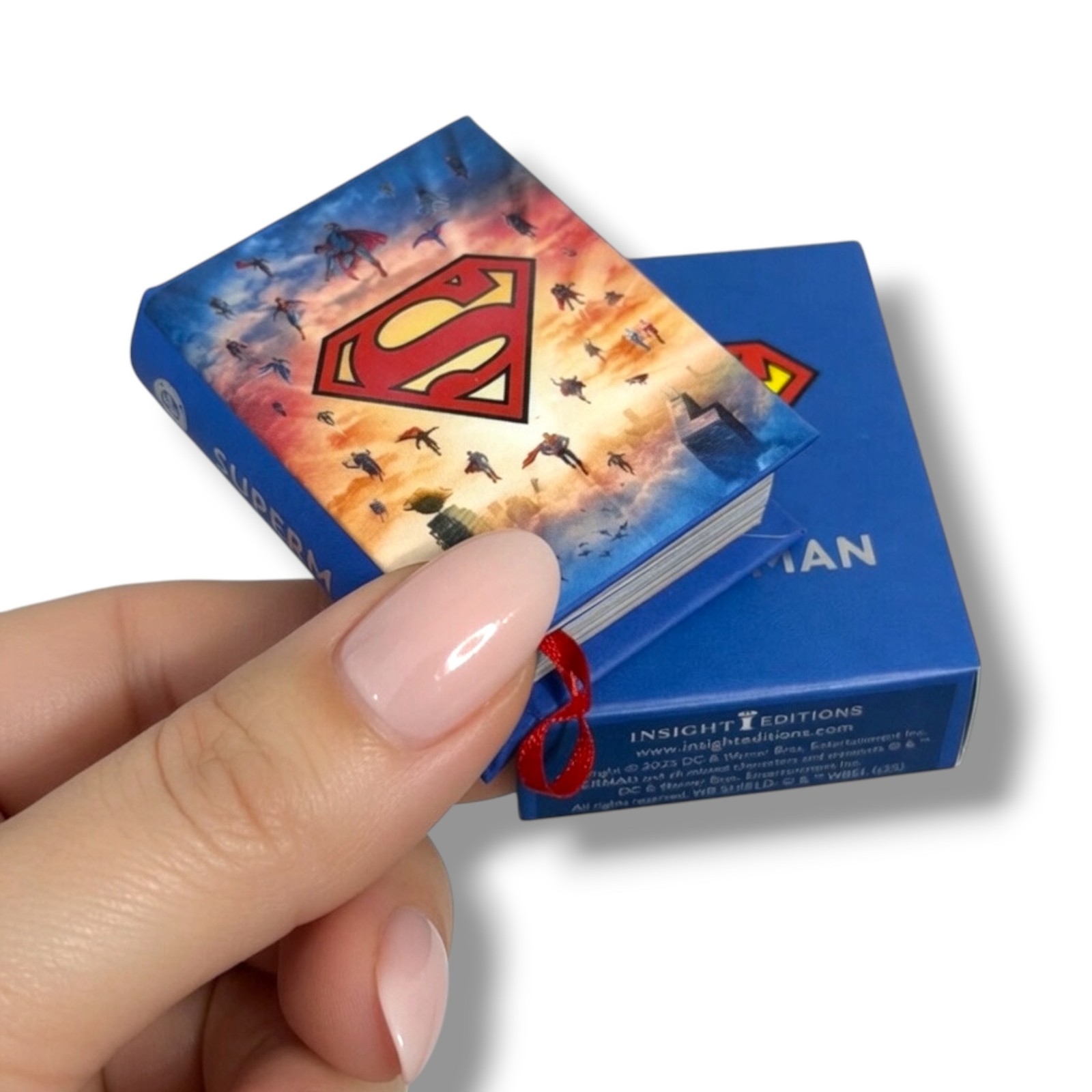 Superman tiny book hardcover with slipcase by Insight Editions 1.3 x 1.7