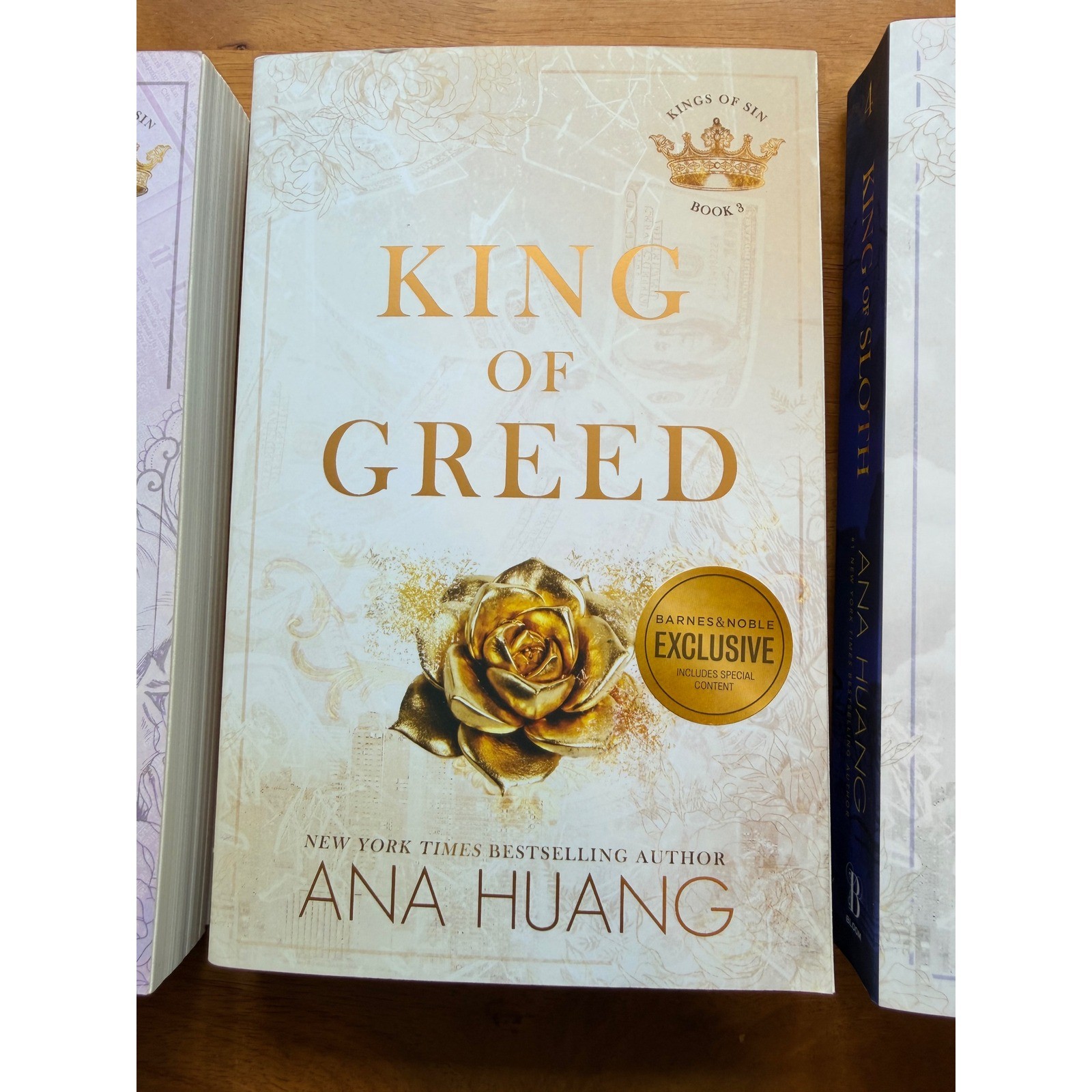 Ana Huang Kings of Sin Series Books 1-4 Bundle King of Wrath Pride Greed Sloth