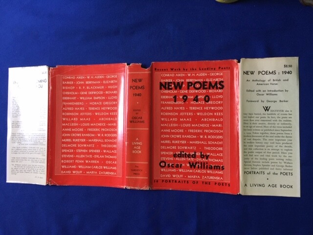 NEW POEMS 1940: AN ANTHOLOGY OF BRITISH AND AMERICAN VERSE – FIRST EDITION