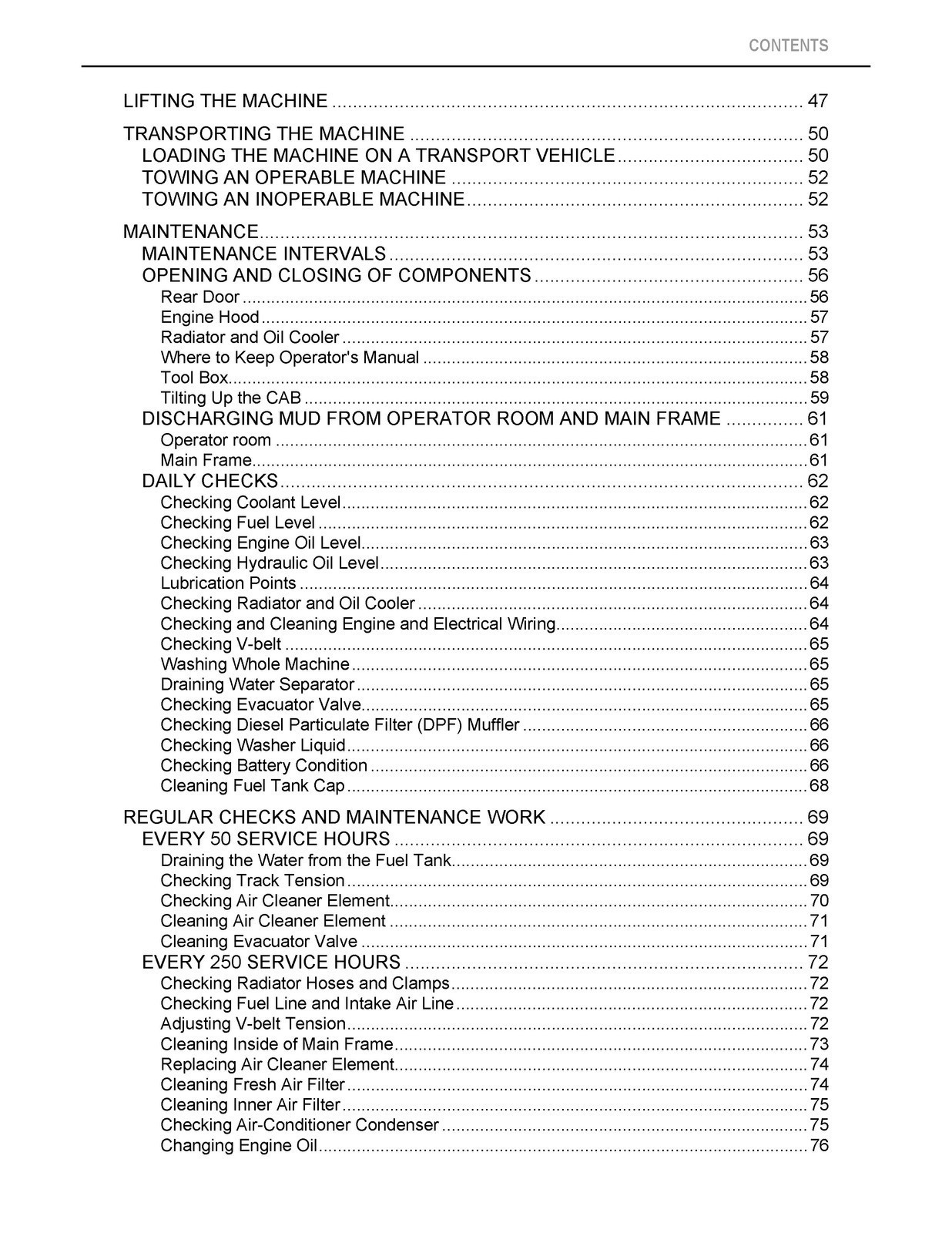 Kubota SVL75-2 Compact Track Loader Operators Manual SPIRAL – TOUGH COVERING