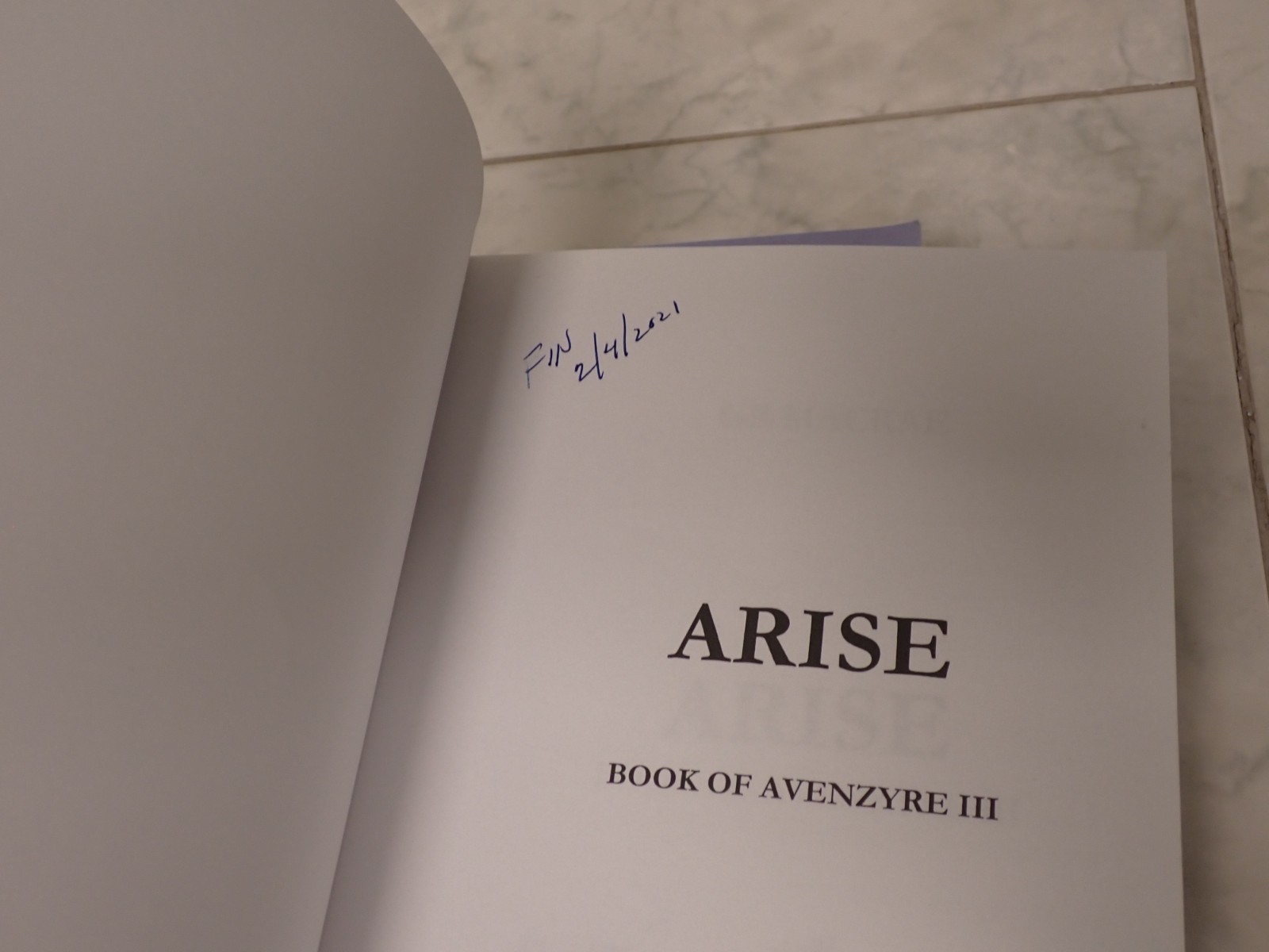 Awake Cassius Arise Book of Avenzyre I II III G B Macrae ~ All Signed by Author
