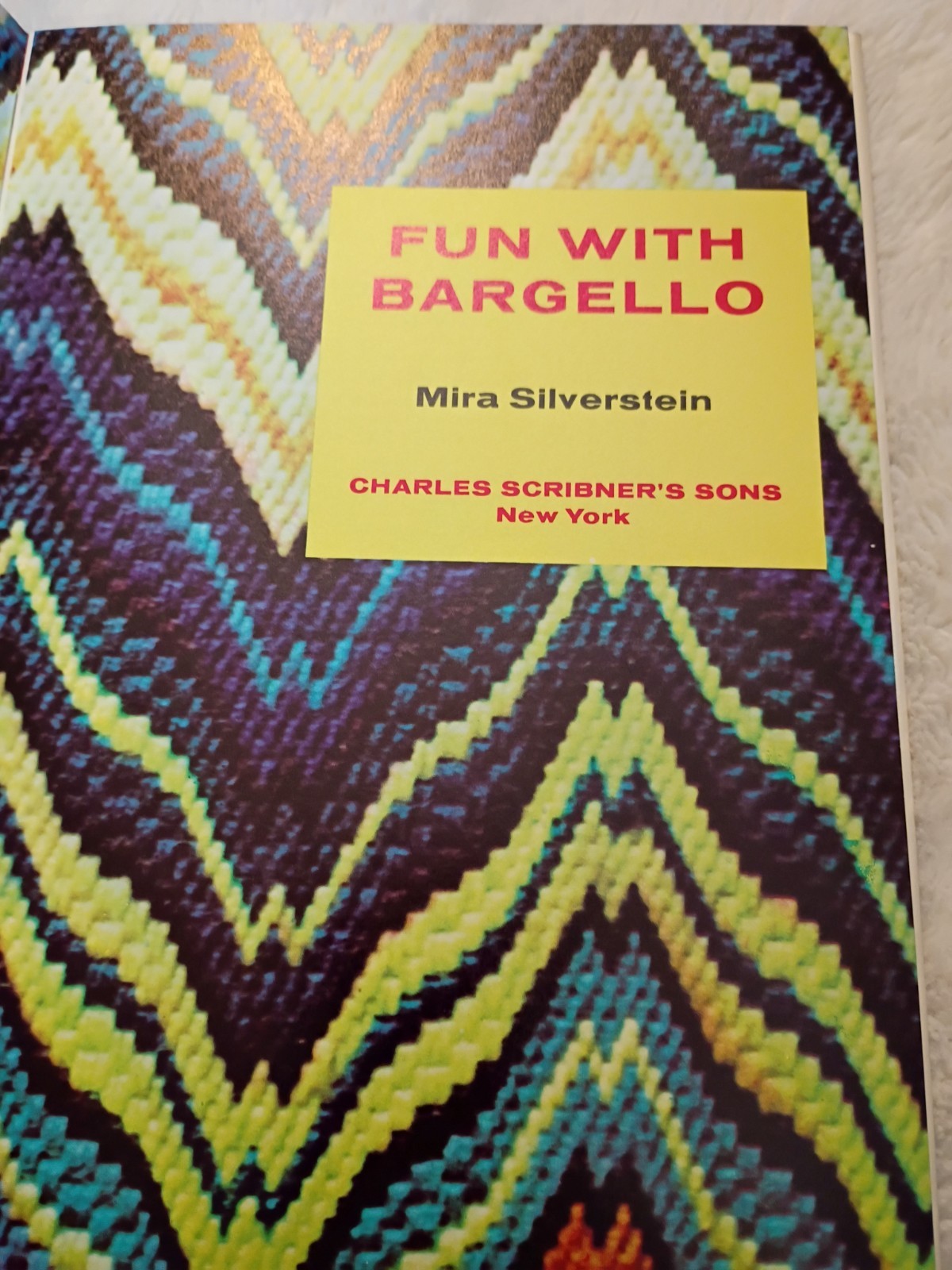 Lot of 3 Mira Silverstein’s Needlework Books Upright, Looped & Knotted, Bargello