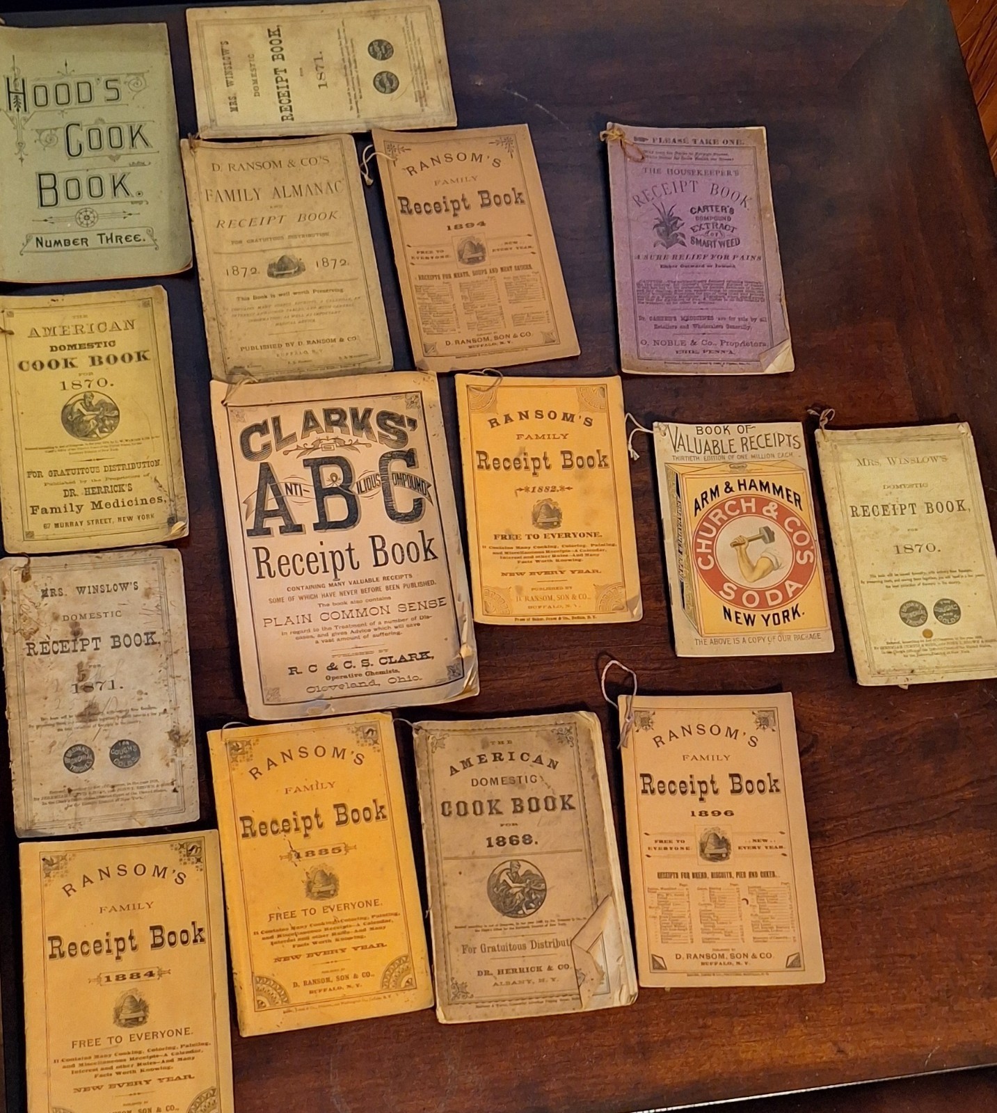 Family Receipt Book 1800s Paperback Cookbook Recipes lot make a offer