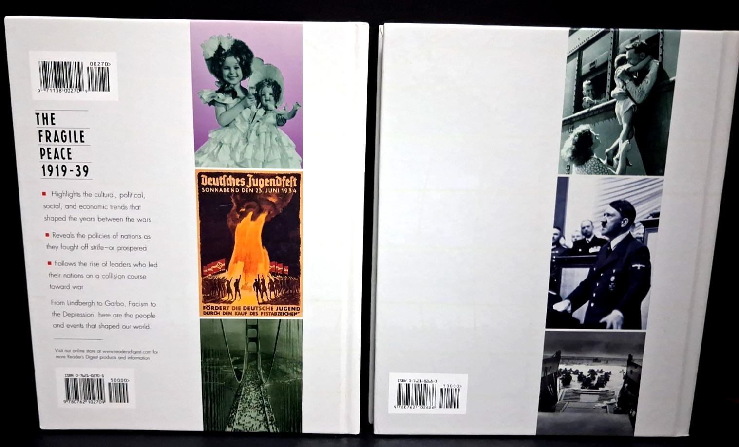 Set of 8 The Eventful 20th Century Reader’s Digest 1999 Hardcover Books
