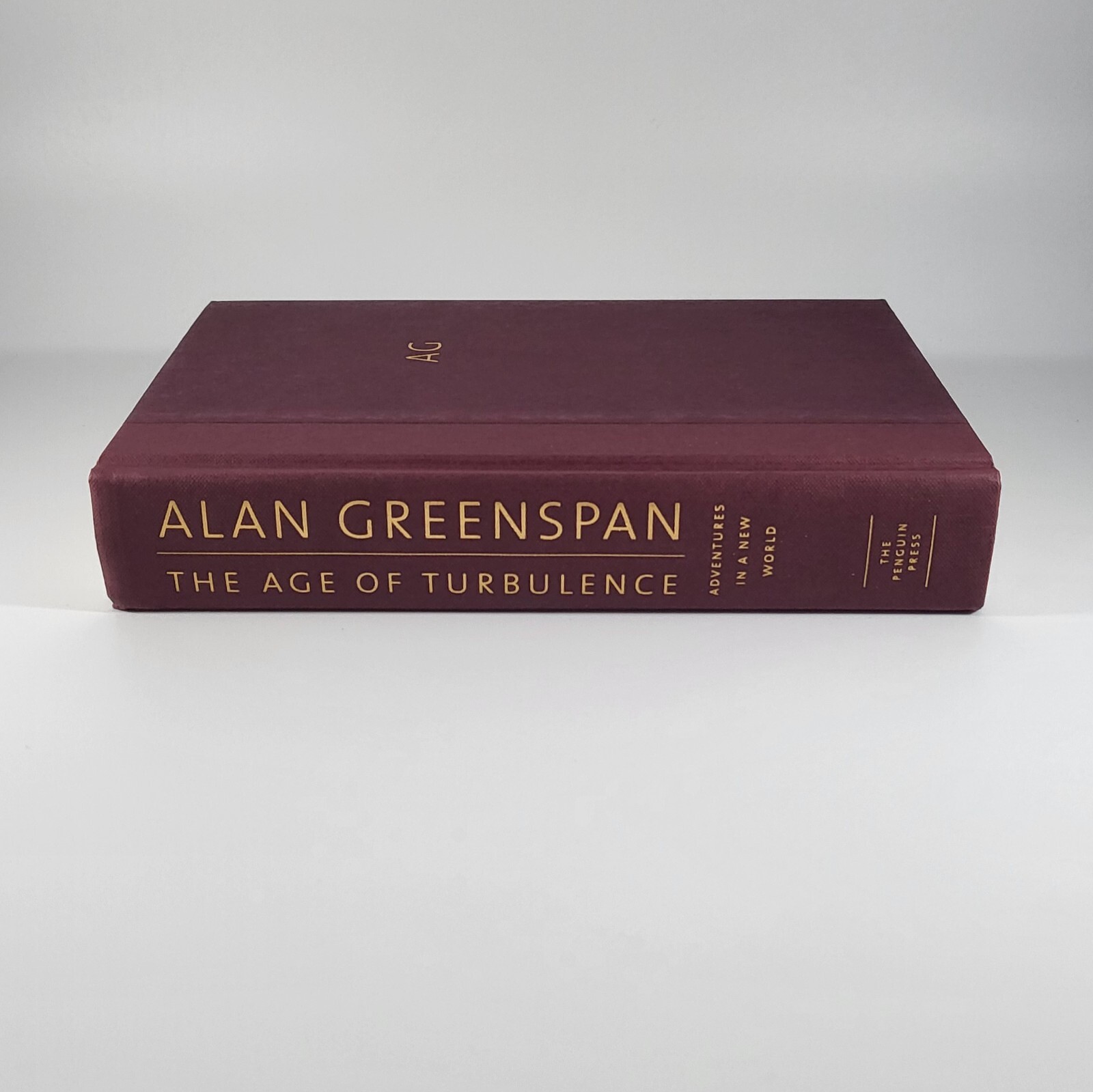 ALAN GREENSPAN The Age of Turbulence Adventures in New World SIGNED 1ST Ed HCDJ