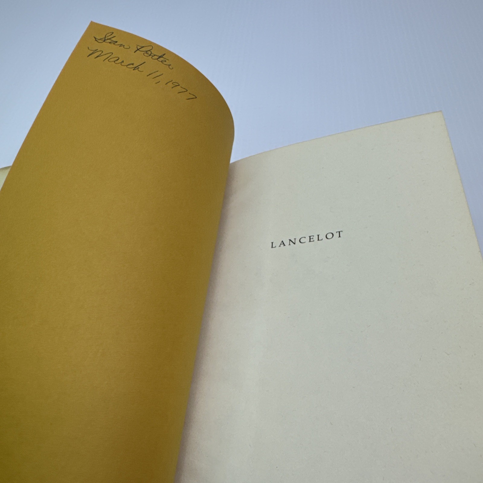 Walker Percy Lancelot First Print 1977 Hardcover Farrar Straus and Giroux