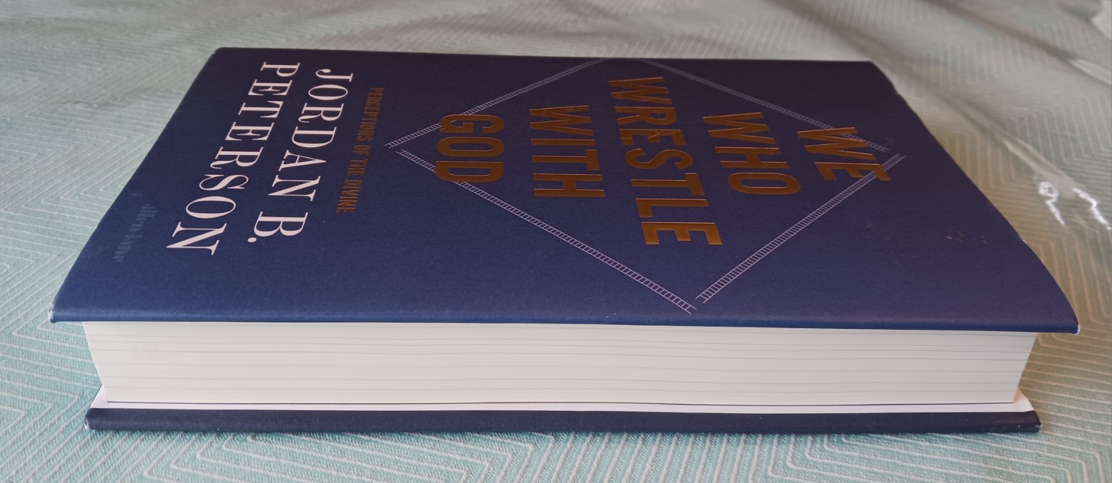SIGNED Jordan B. Peterson Autographed Book – We Who Wrestle With God, UK Edtn HC