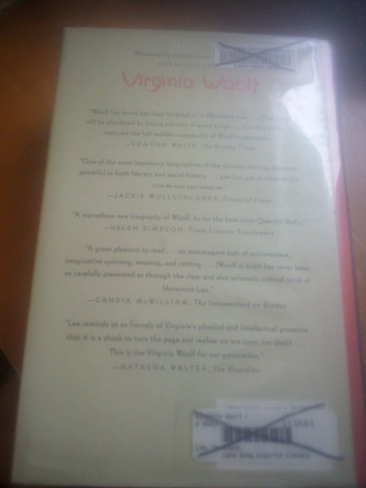 Virginia Woolf by Hermione Lee (1997, Hardcover)