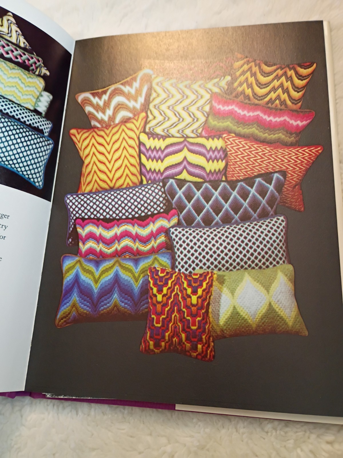 Lot of 3 Mira Silverstein’s Needlework Books Upright, Looped & Knotted, Bargello