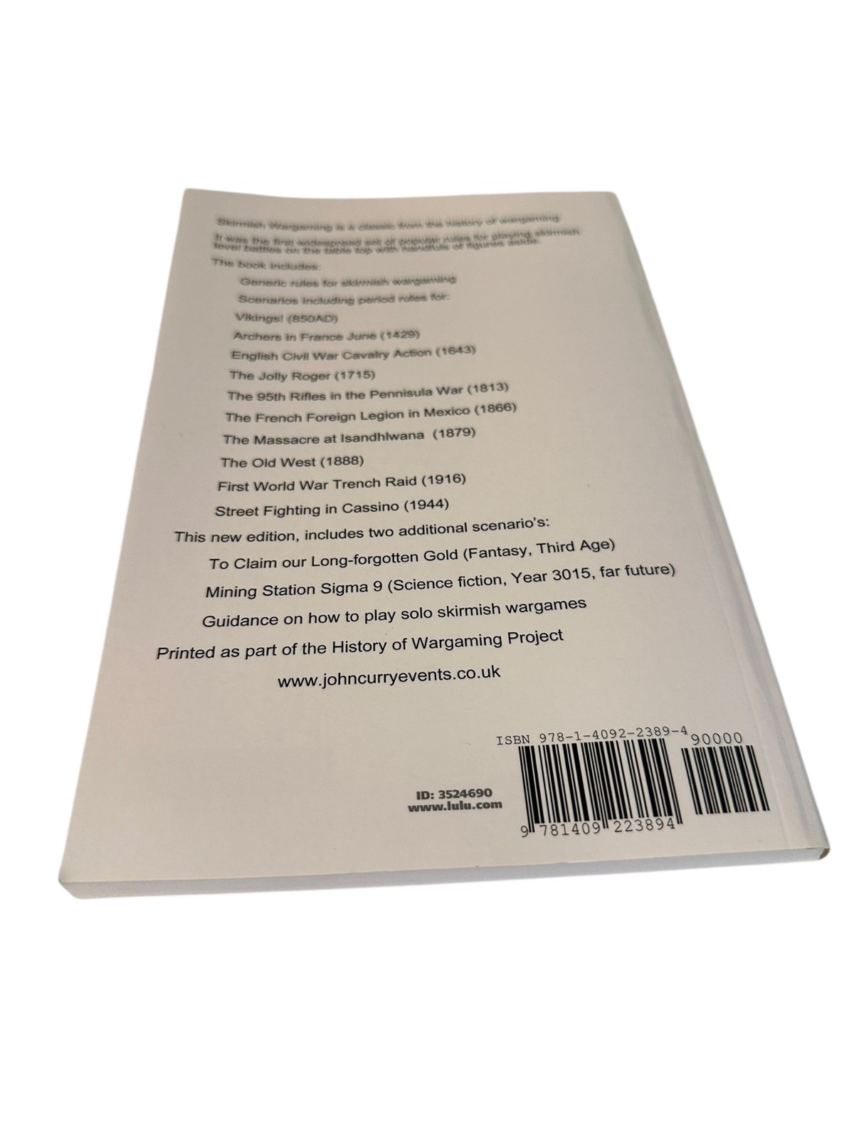 Donald Featherstone’s Skirmish Wargaming by John Curry