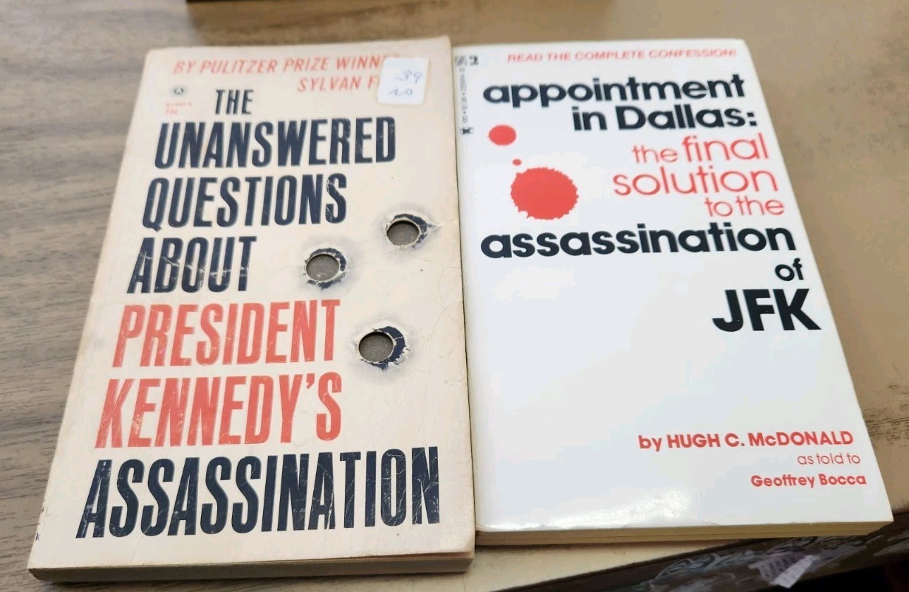 JOHN F. KENNEDY DEATH ASSASSINATION LOT Of 7 Conspiracy Paperbacks CIA JFK
