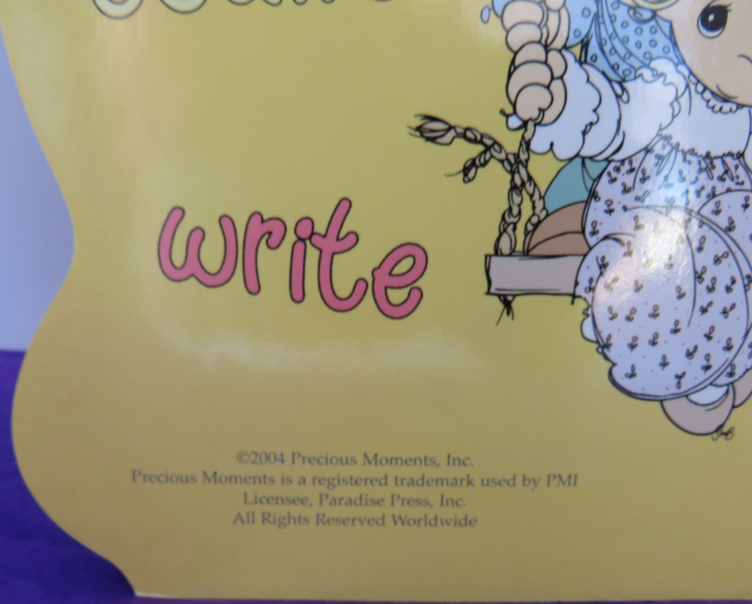 Precious Moments Learn and Coloring Book Workbook 2004 Complete, new, blank