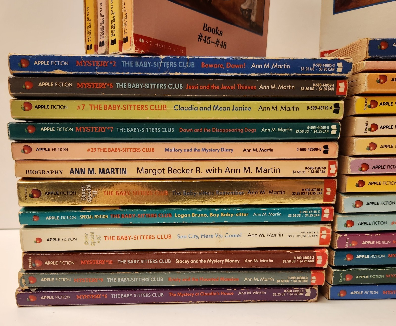 The Baby-Sitters Club Ann M. Martin Super Special Edition Mystery 33 Book Lot