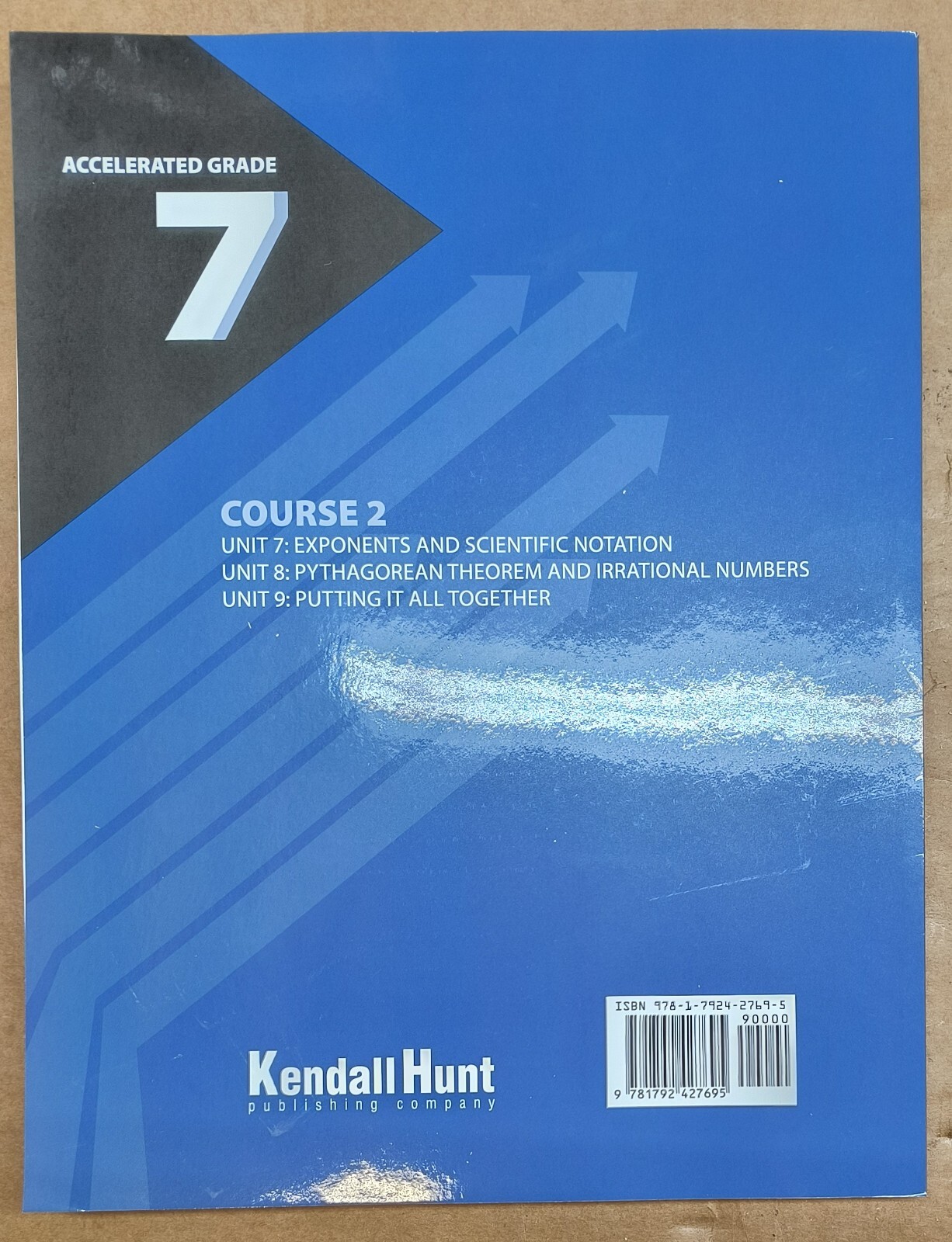 Illustrative Mathematics: Accelerated Grade 7 Units 7-9 Student Edition K Hunt