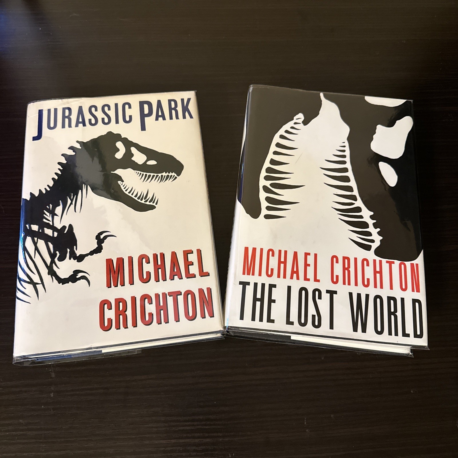 Jurassic Park & The Lost World : Michael Critchton Hardcover Set