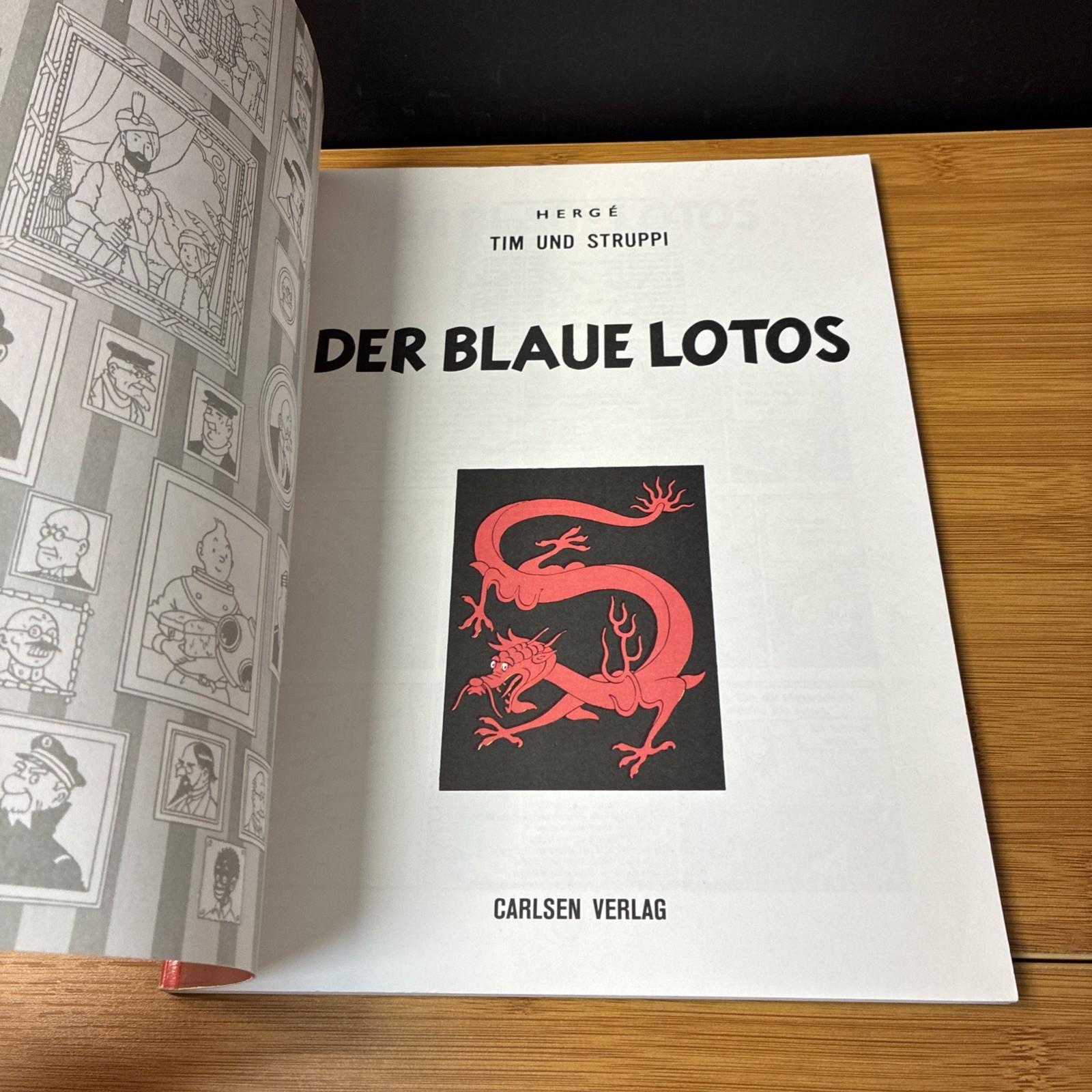 Herge Carlsen Comics Verlag Tim Und Struppi 20 Der Blaue Lotos 1982 Edition