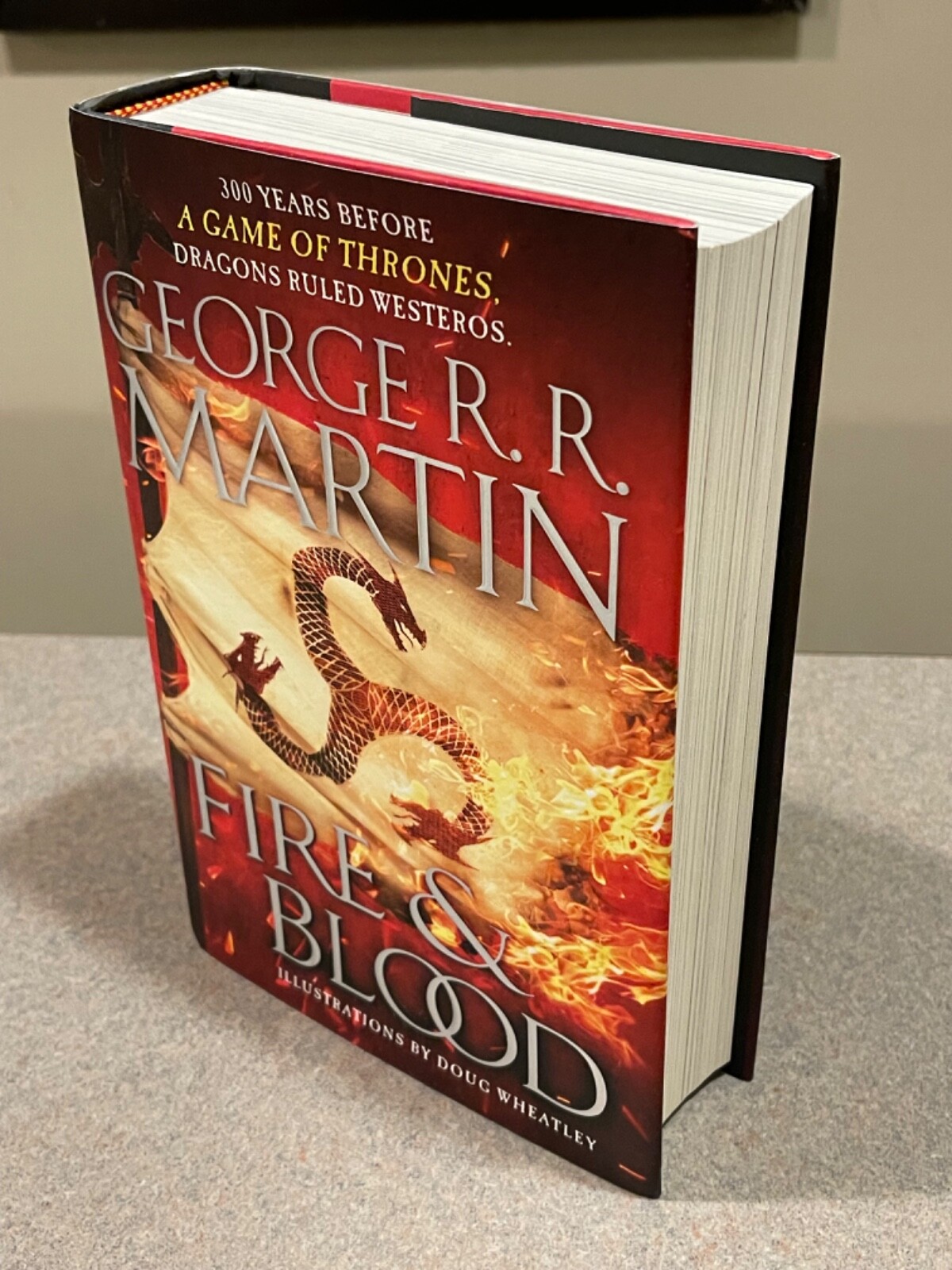 A Game of Thrones & Fire & Blood George R R Martin (Hardcover Lot) House Dragon