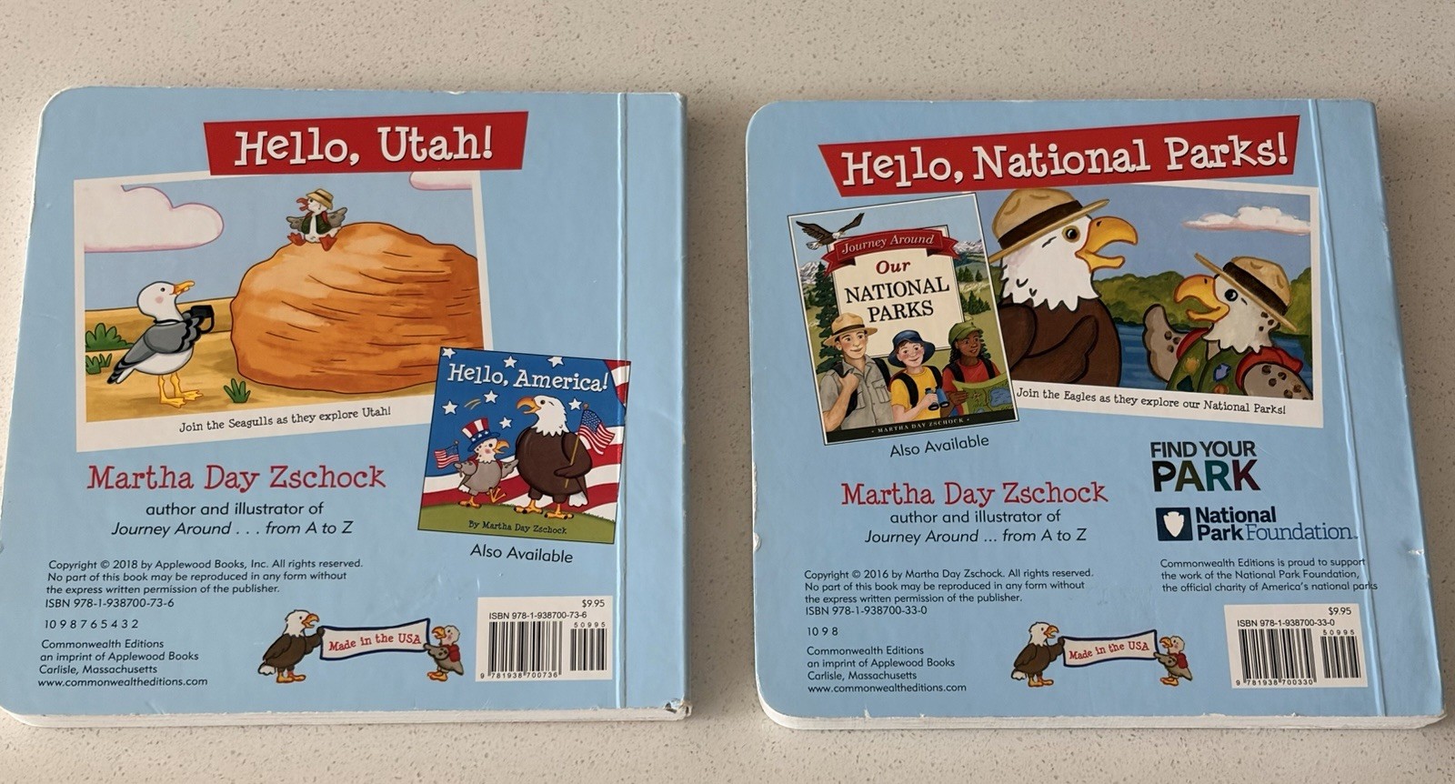 Hello, National Parks! By Martha Zschock (2016, 2018 Children’s Board Books)