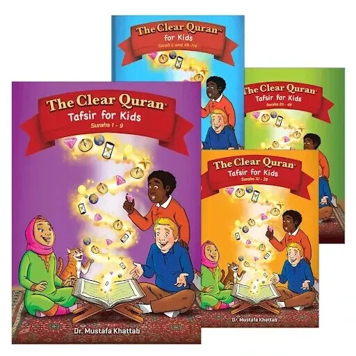 The Clear Quran Tafsir For Kids English Tafsir Childrens All 4 Books