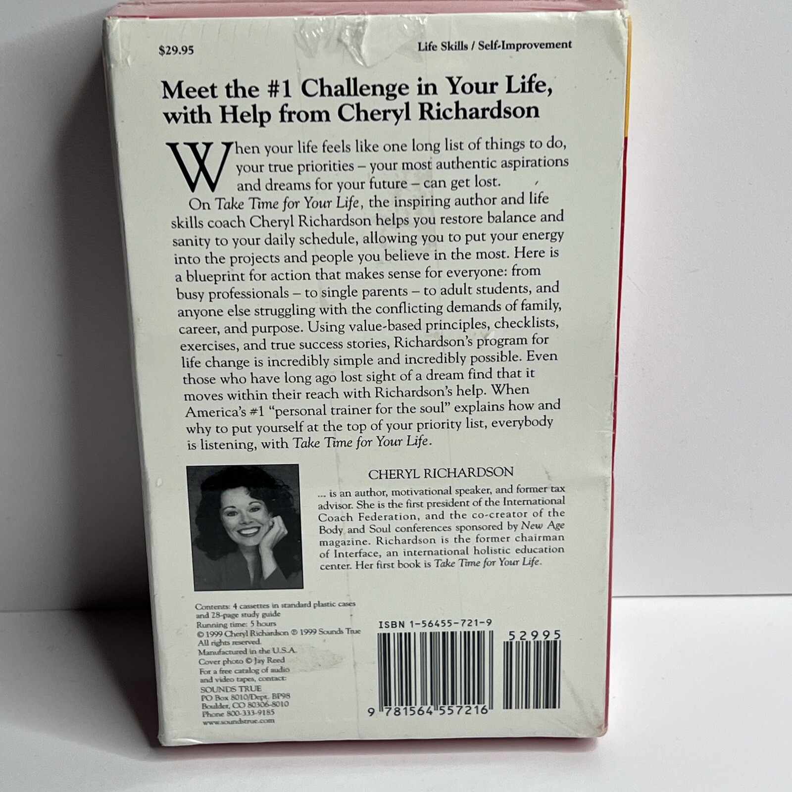 Audiobook Take Time for Your Life Getting Balance Cassette Cheryl Richardson New
