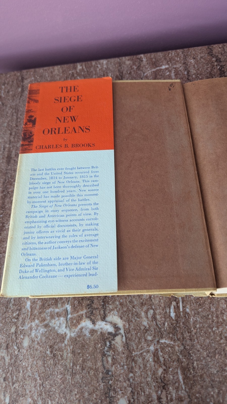 The Siege of New Orleans by Charles B. Brooks (HC, 1961, Illustrated, History)