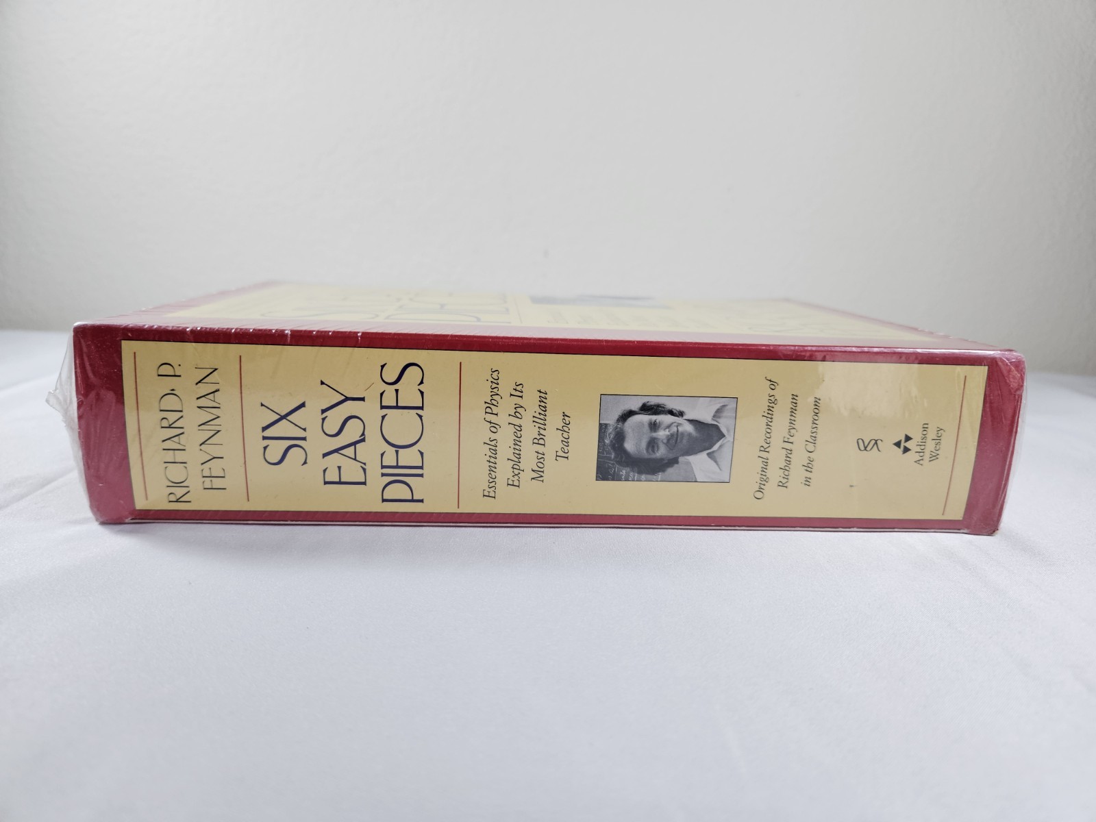 Six Easy Pieces Trade Hardcover and 6 Audio Tapes Richard P. Feynman NEW