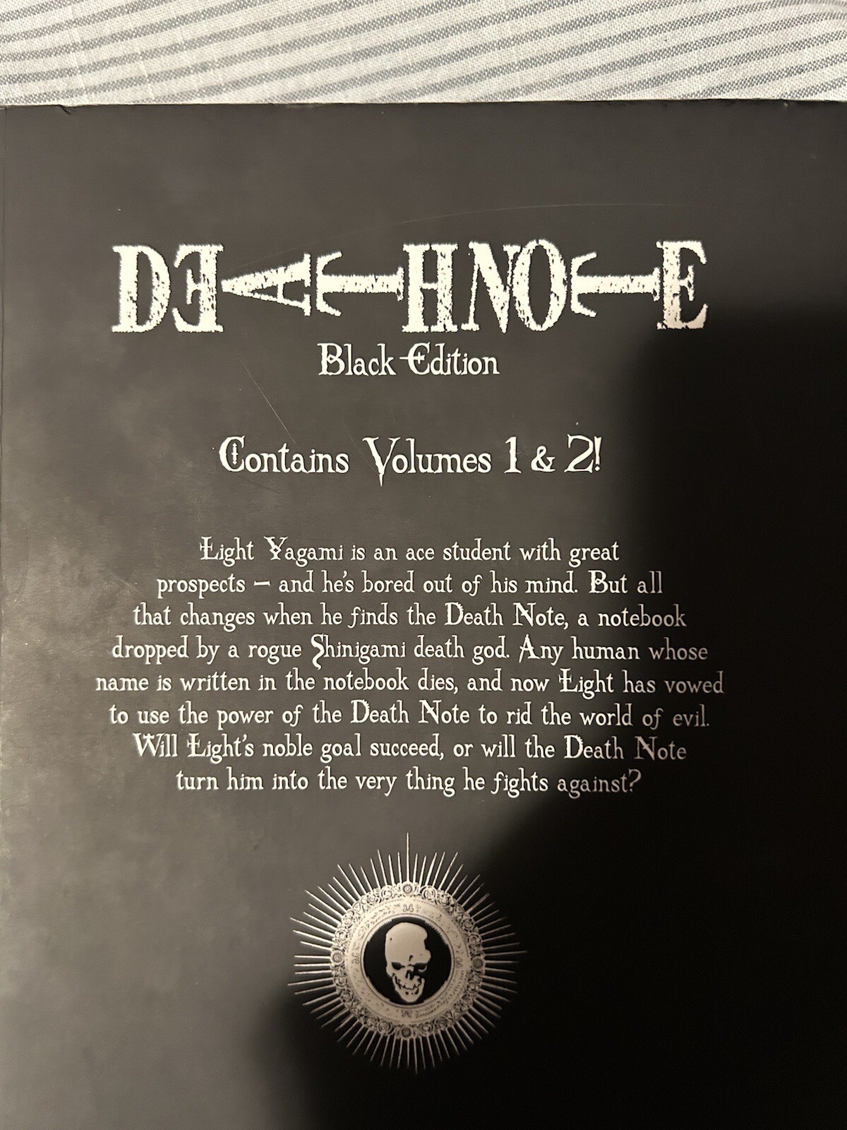 Deathnote *BLACK EDITION* 2- in -1 manga series books 1,2,3,4,7,8