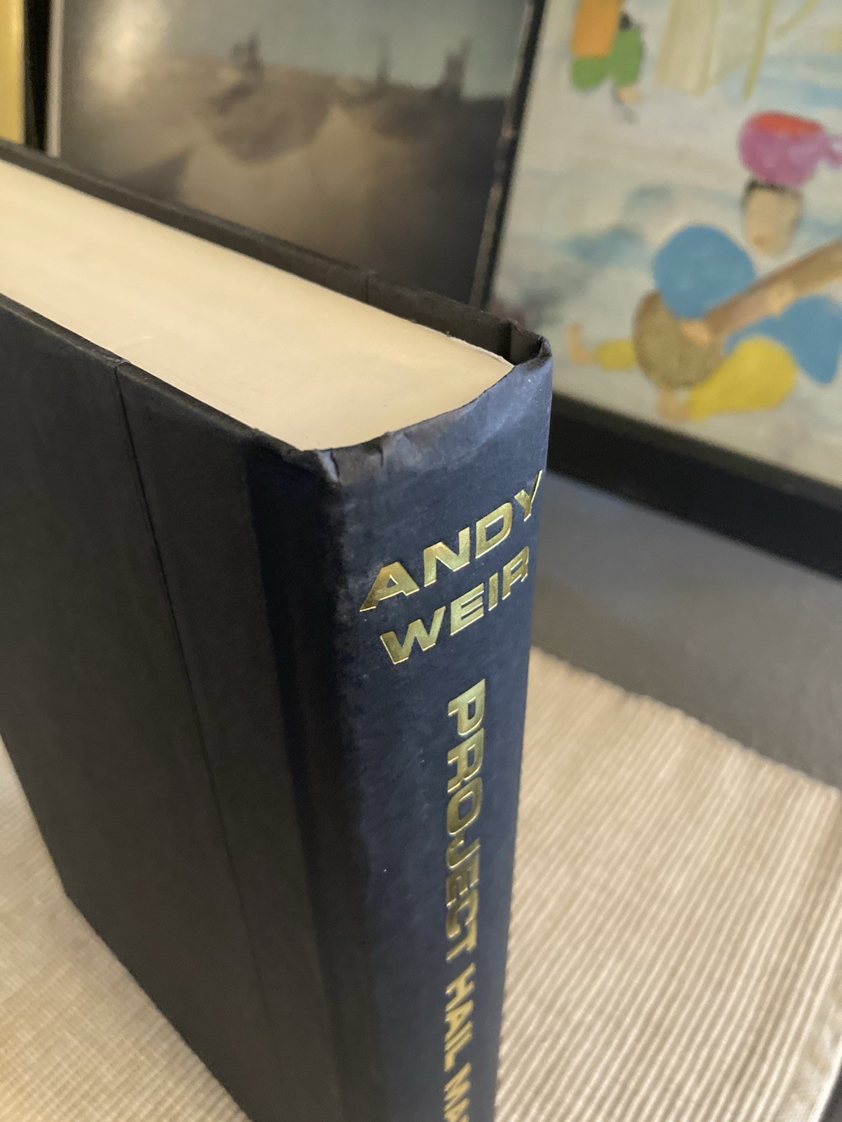 Project Hail Mary by Andy Weir – 1st Edition/1st Print Hardcover – Average Cond.