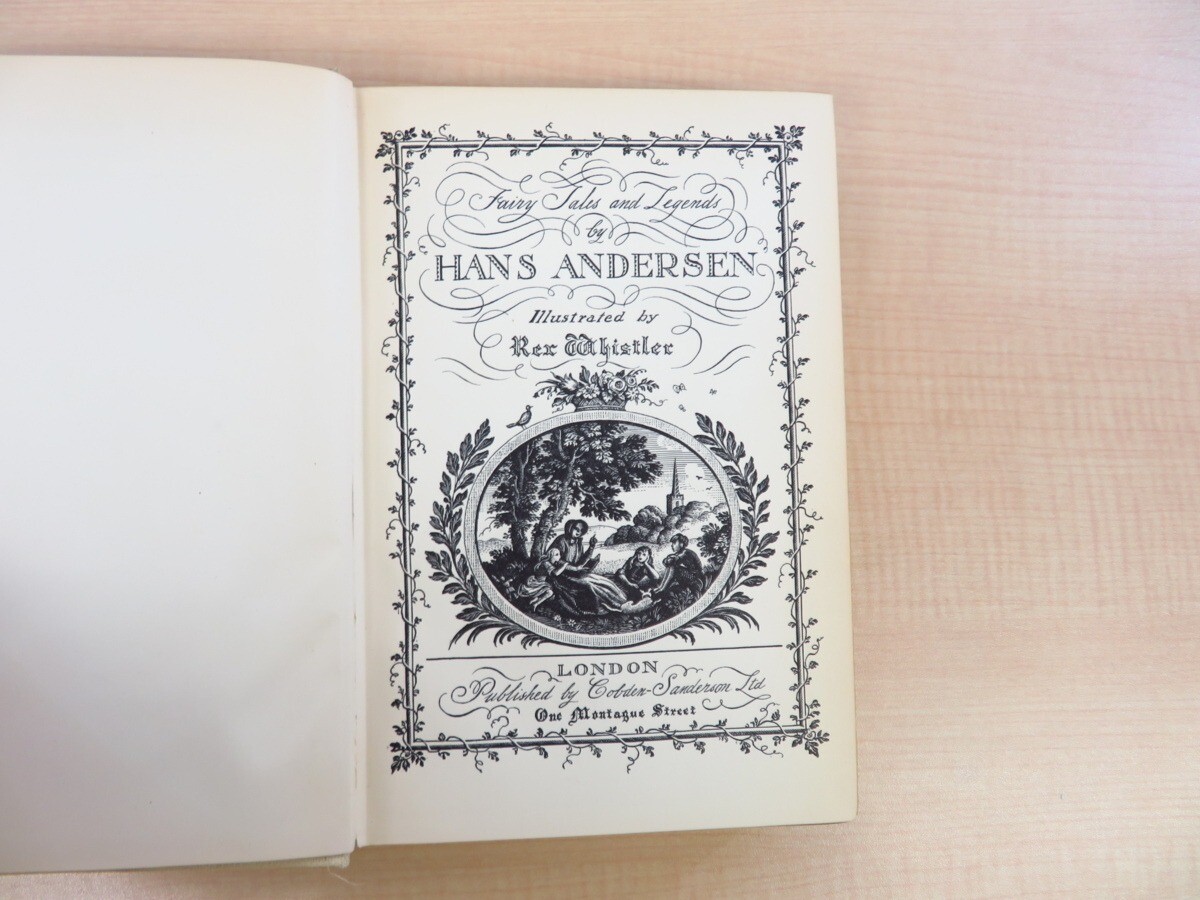Hans Andersen Rex W“Fairy tales and legends by Hans Andersen“5.9in x8.2in