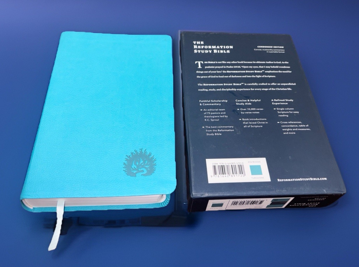 ESV Reformation Study Bible, Condensed Ed., Turquois (Leather Bound