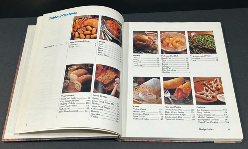 Vtg Crisco Cooking Cookbook 1982 Hardcover Over 350 Easy To Follow Recipes