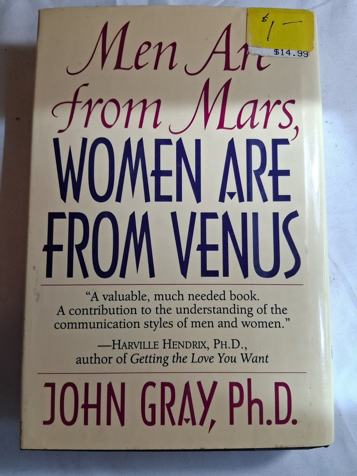 Men Are from Mars, Women Are from Venus: The Classic Guide to Understandi – GOOD