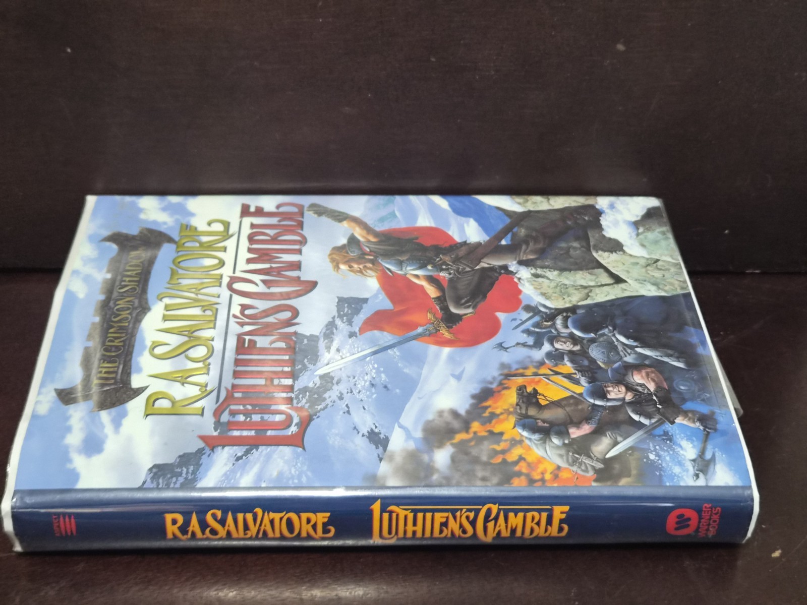 Luthien’s Gamble R.A. Salvatore 1996 1st Ed 1st Printing HCDJ VG Mylar